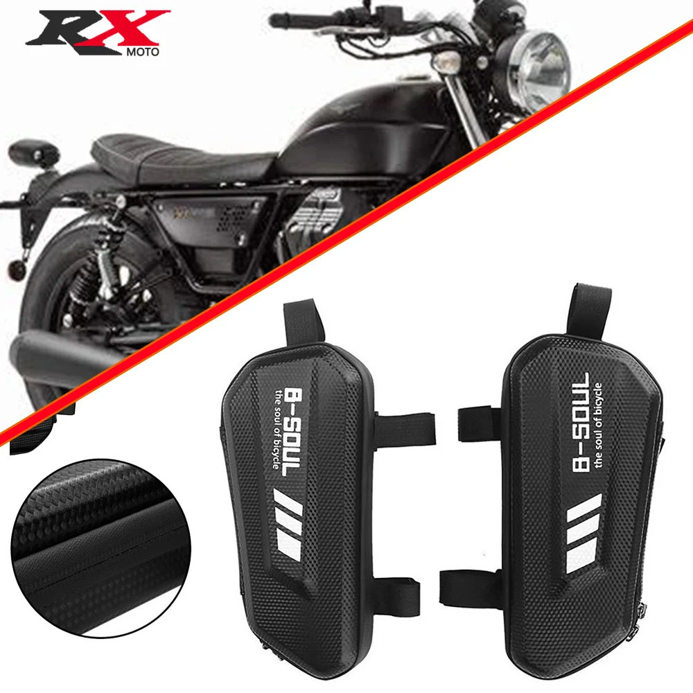 

New For MOTO GUZZI V 85 TT V85TT V85 TT 85TT Motorcycle Accessories Side Bag Fairing Tool Storage Bags Triangle Bags Bumper Bags