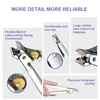 Self-locking Ultra Sharp Nail Clipper Sturdy Fingernail and Toenail Clipper Cutters for Trimming & Grooming Spring Construction 5