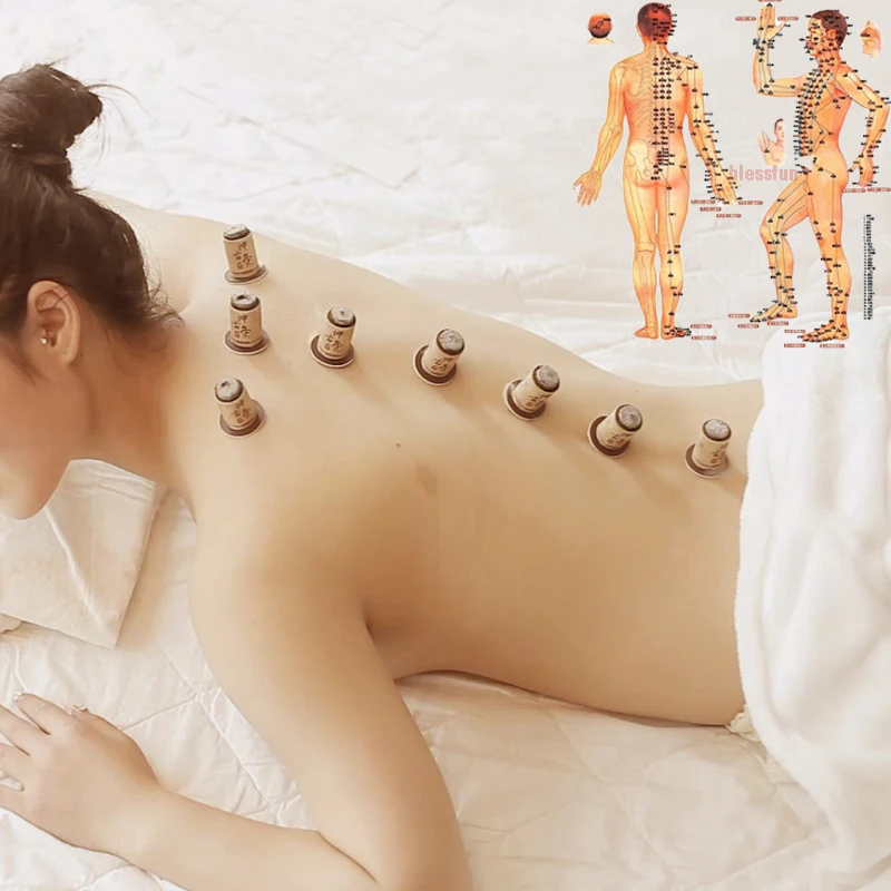 30pcs Stick-on Moxibustion Roll Self-stick Mini Moxa Tube Acupuncture Massage  Sticks Mugwort Artemisia Burner Box Device