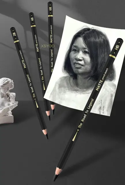 Drawing Pencils Hb, 2b, 4b, 6b, 8b Etc. Art Pencil Drawing Graphite Pencil  Painting Supplies - Temu