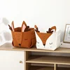 Cute Cartoon Animal DIY Storage Box Felt Fabric Foldable Storage Basket For Nursery Toys Organizers 3