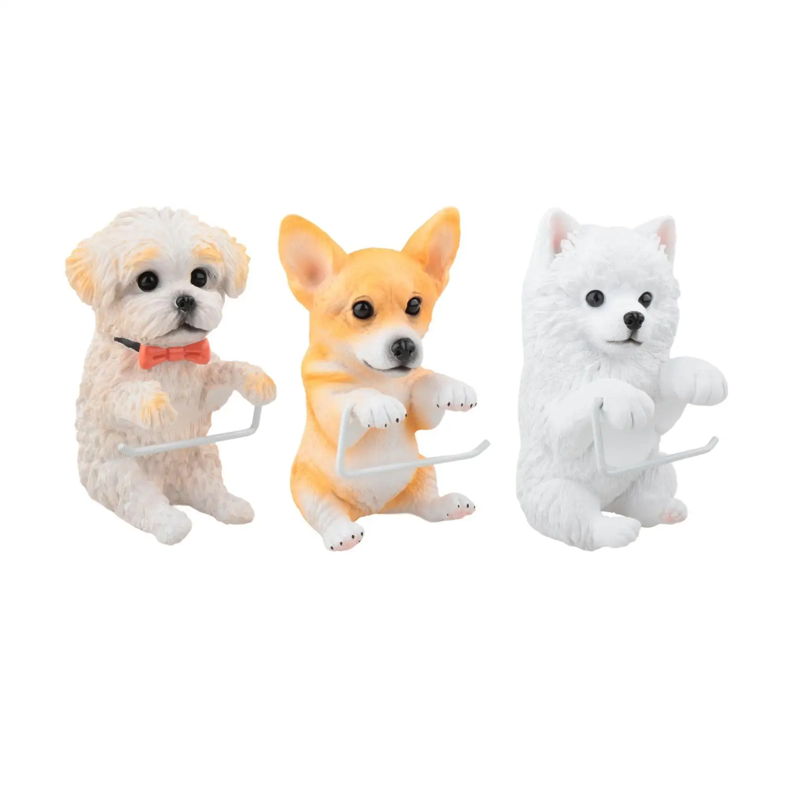 Toilet Paper Roll Holder Creative Toilet Tissue Holder Cartoon Animal Shape Tissue Wall Mounted Rack for Dining Room Toilet