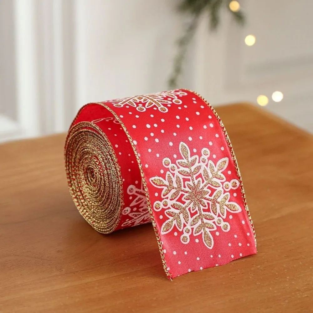 Christmas Satin Ribbon Polyester Gift Box Decoration