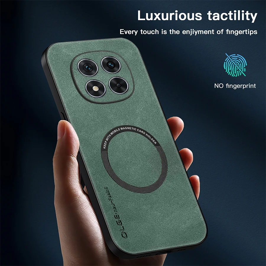Magnetic Retro Soft PU Leather Phone Case