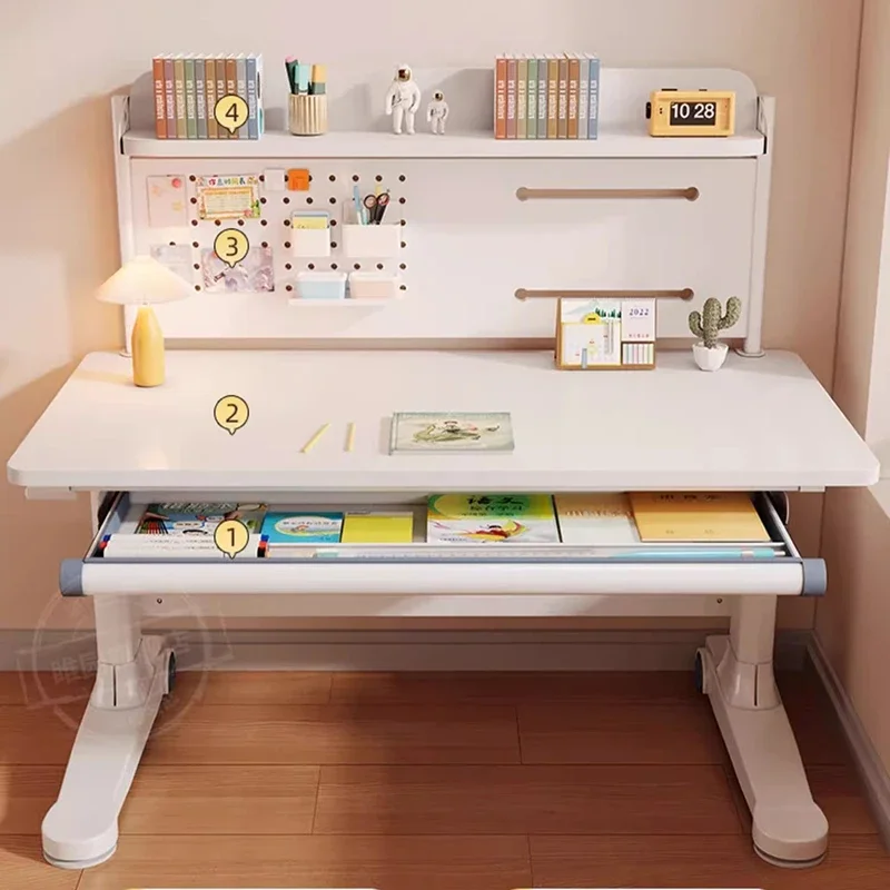 Studio Desk Study Table Kids Room Children Desks Children's School Tables Furniture Chair Set Childrens Infant Student Supplies