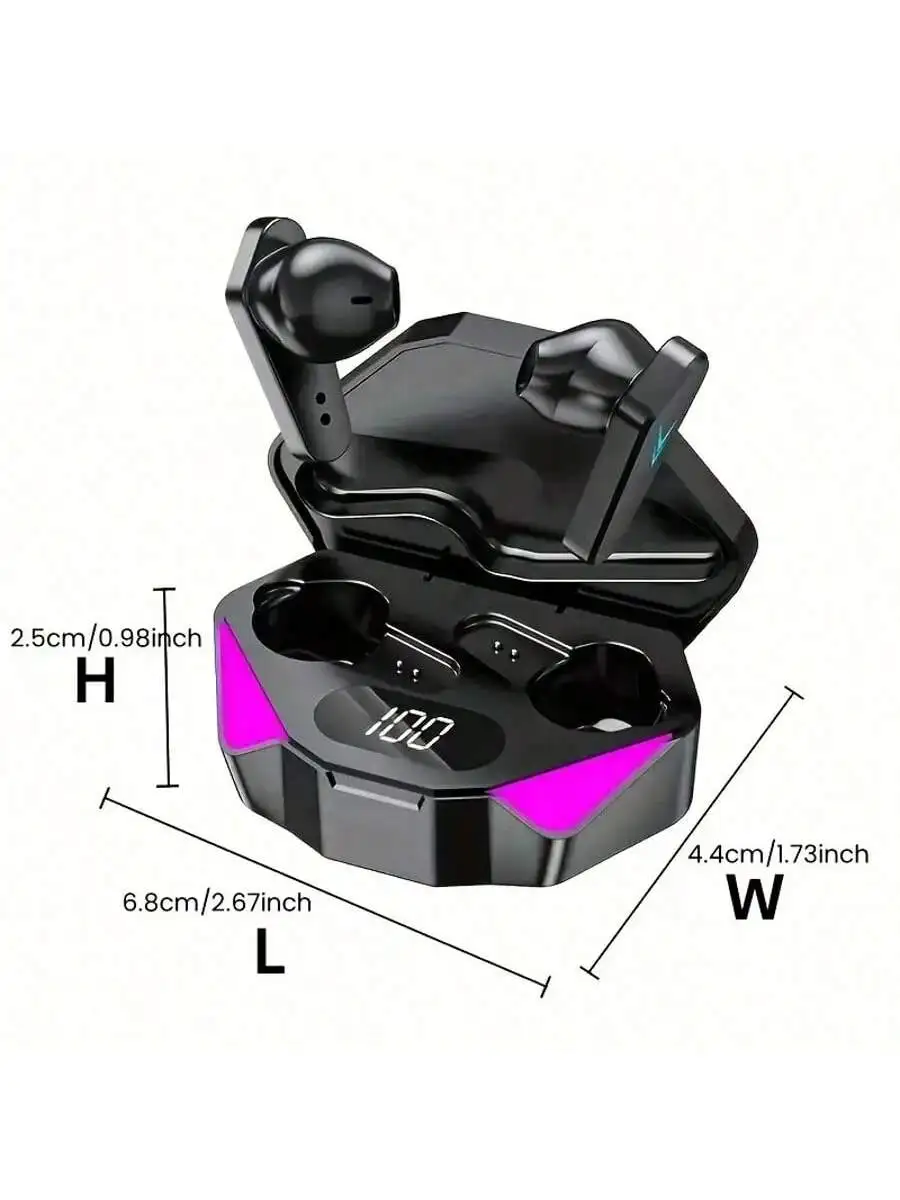 True Wireless Earbuds, Mini Couple In-Ear Headphones, Sports Stereo Bass, HD Call, Gaming, Universal For Android IOS Phones_voghion.com