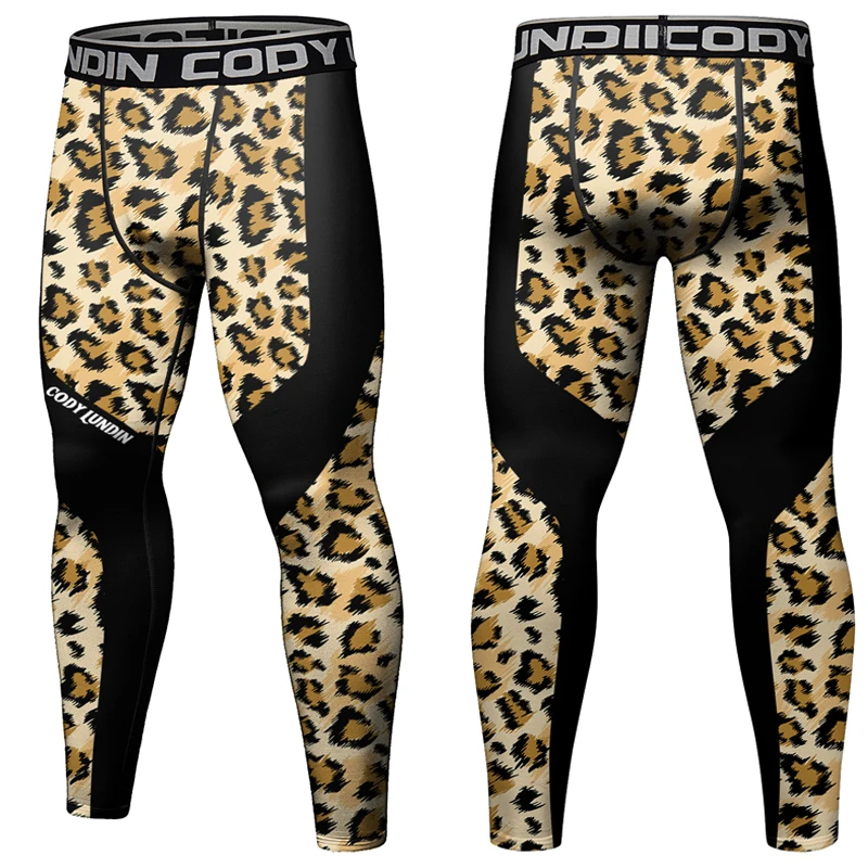 Men Running Leggings Sportswear Quick Dry Gym Fitness Tights Workout Training Jogging Sports Trousers Compression Sport Pants
