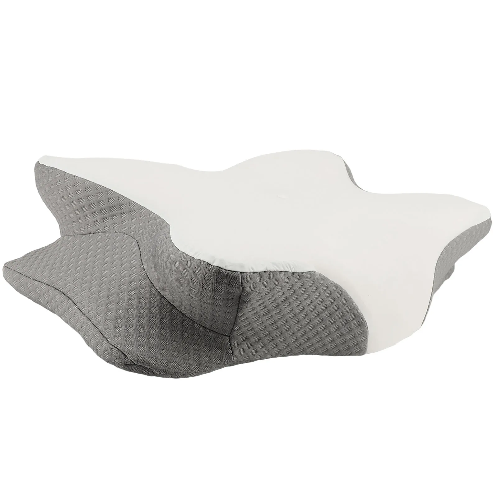 1 Pair Memory Foam Pillow  Ergonomic Ice Silk Adult Memory Cotton Neck Support Pillow Memory Foam Pillow Pair 4
