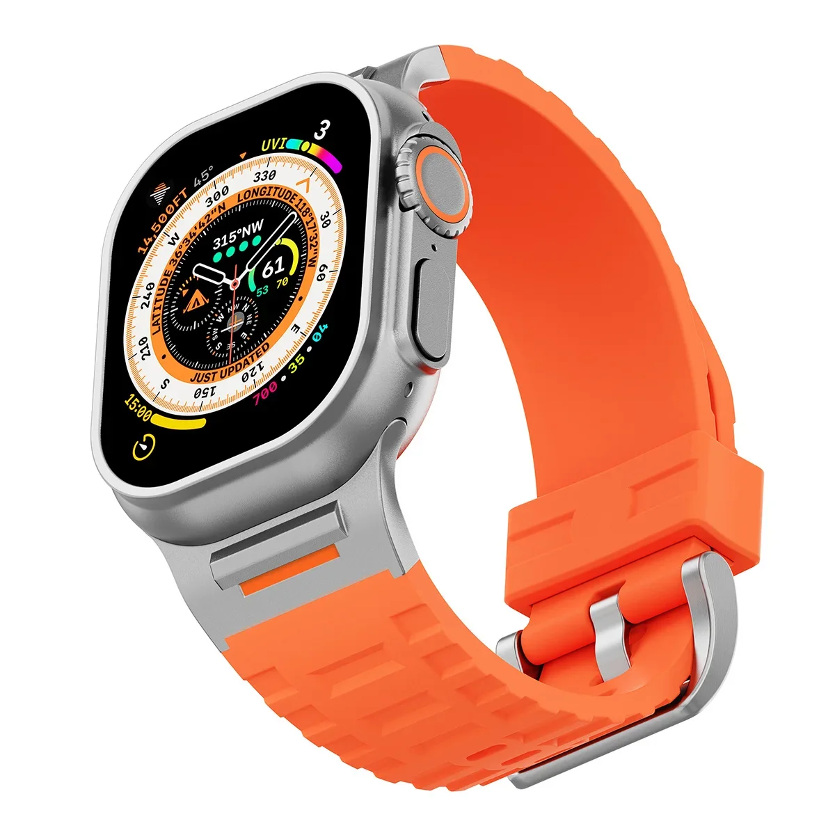 Luxury Sport Silicone Band for Apple Watch - Soft and Stylish Bracelet Strap