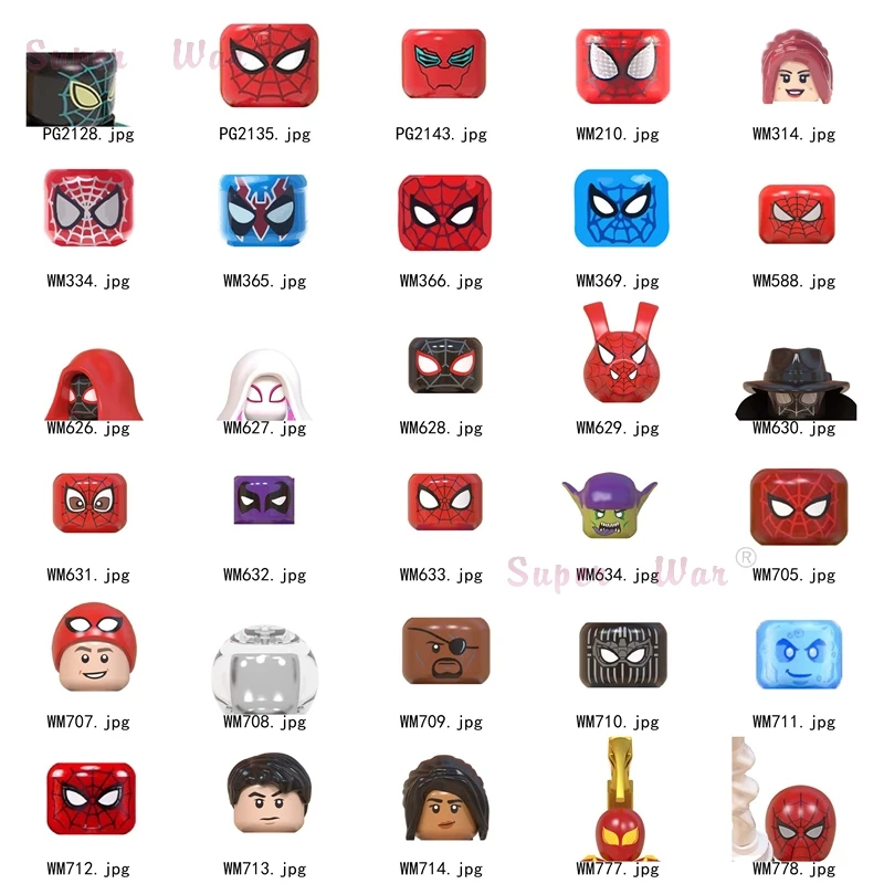 

Single Action Figures accessories Building Blocks toys for children Series-063