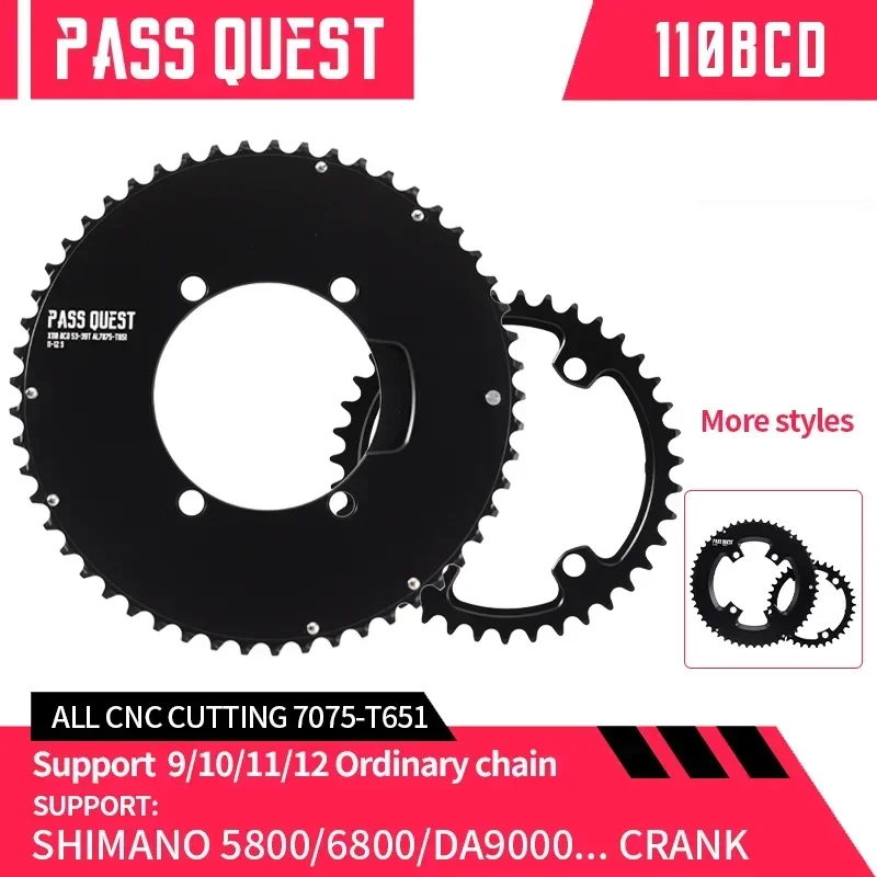 pass questチェーンリング 53T-39T 【公式通販】