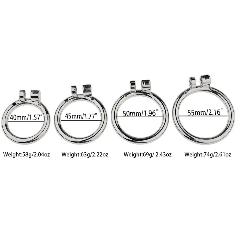 Male CB Chastity Lock Butterfly Metal Bondage Cock Cage with Urethral Catheter 4 Size Rings Gay Anti-Cheating SM Erotic Sex Toys