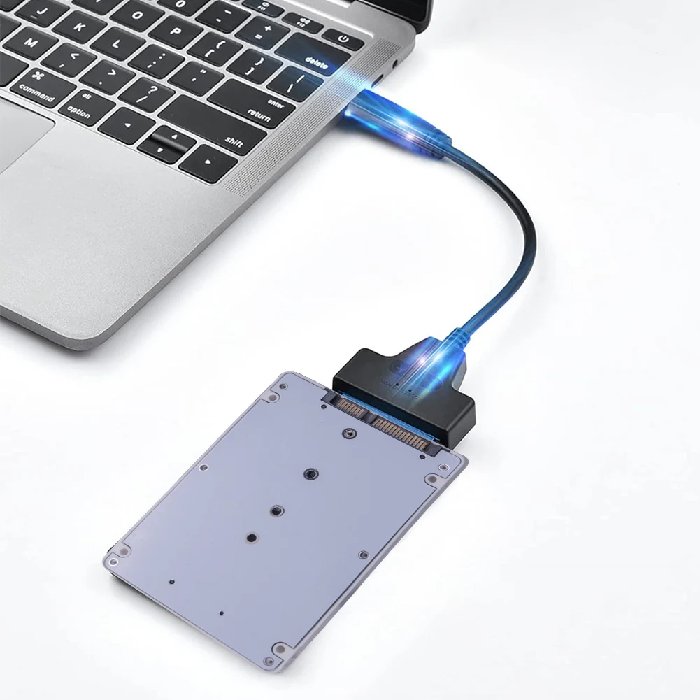 M.2 Ngff Ssd A 2.5 Pollici Sata3 Enclosure Adapter Converter Case Enclosure 6Gbps M.2 Ssd Sata3 Hard Drive Box Per Pc Desktop