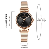 Hannah Martin Top Brand Original Women's Watch 29mm Mini Dial Rose Gold Luxury Fashion Japanese Quartz Movement Watch for Women 2