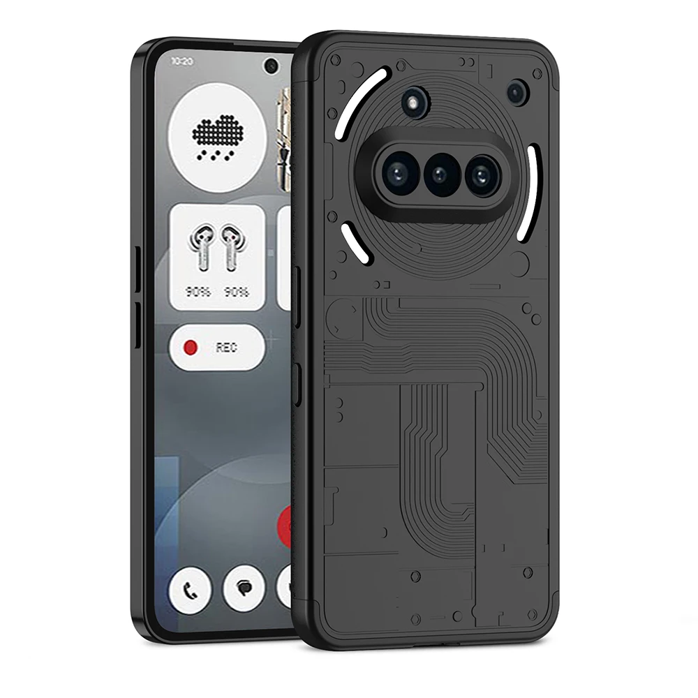 Premium Shockproof Matte Phone Case – Durable 3-in-1 PC Protection Cover