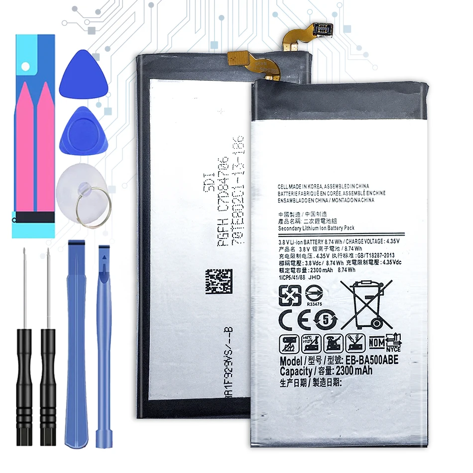 2300mAh Rechargeable Mobile Phone Battery for Samsung Galaxy A5 2015 ...