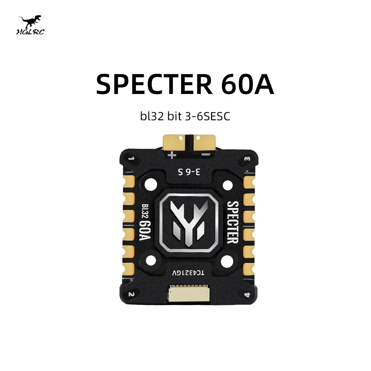 

HGLRC SPECTER 60A BL32 4 в 1 Mini ESC G071 128K интегрированный ЧПУ радиатор 20x20 мм 3-6S для FPV Freestyle дроны запчасти «сделай сам»