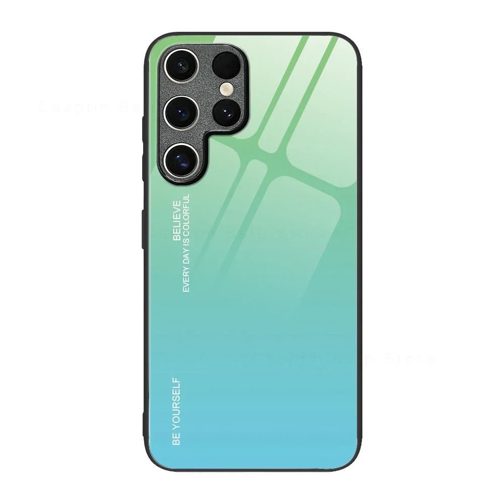 Gradient Tempered Glass Cover - Premium Smartphone Case