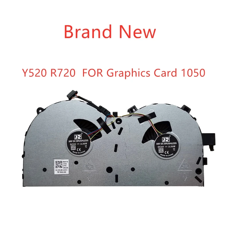 

New Computer Fans CPU Cooling Fan For Lenovo Legion Y520-15IKBA Y520-15IKBM Y520 R720 15IKBN for Graphics Card 1050 1060 Cooler