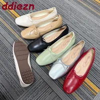 Luxury Butterfly-Knot Footwear Flats With Shoes For Women Female Soft Fashion Shallow Ladies Ballet Flats Slip On Shoes