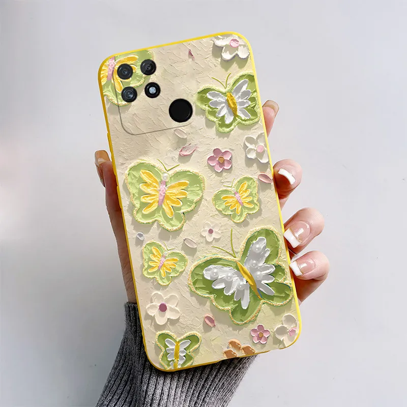 Cute Cat Cartoon Shockproof Soft Silicone TPU Phone Back Cover