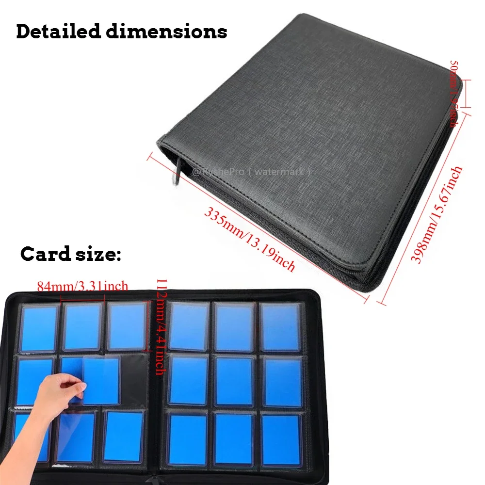 Bcw Toploader Binder 9-Pocket Toploader Binder - Holds 288 Card Holders, Black, For 3x4 Toploaders Bcw Toploader Binder 9-Pocket Toploader Binder - Holds 288 Card Holders, Black, For 3x4 Toploaders