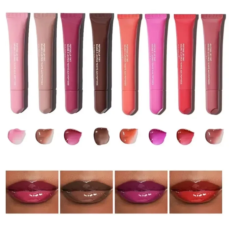 Lip Glosses Plump Moisturizing 9 Colors Lip Glaze Essence Gel Oil Long Lasting Nourishing Lipstick Care Products For Women Girls