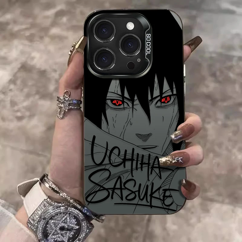 Premium Anime Uchiha Sasuke Hard Phone Case Cover