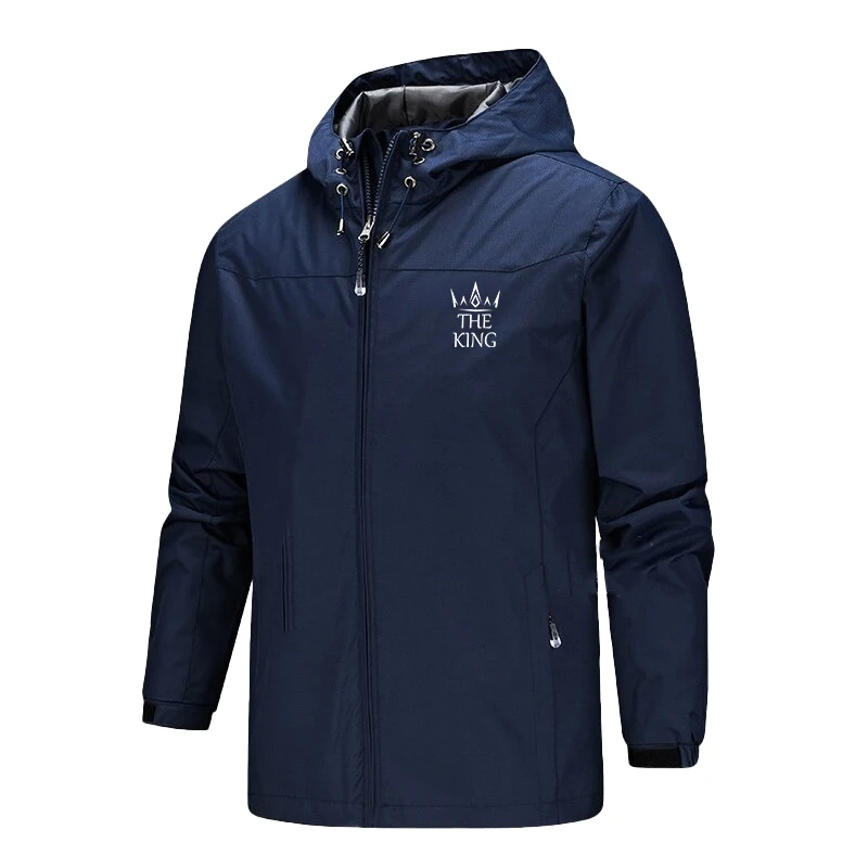 2023 New men's waterproof windproof and breathable jacket men's fashionable outdoor mountaineering and hiking soft shell jacket