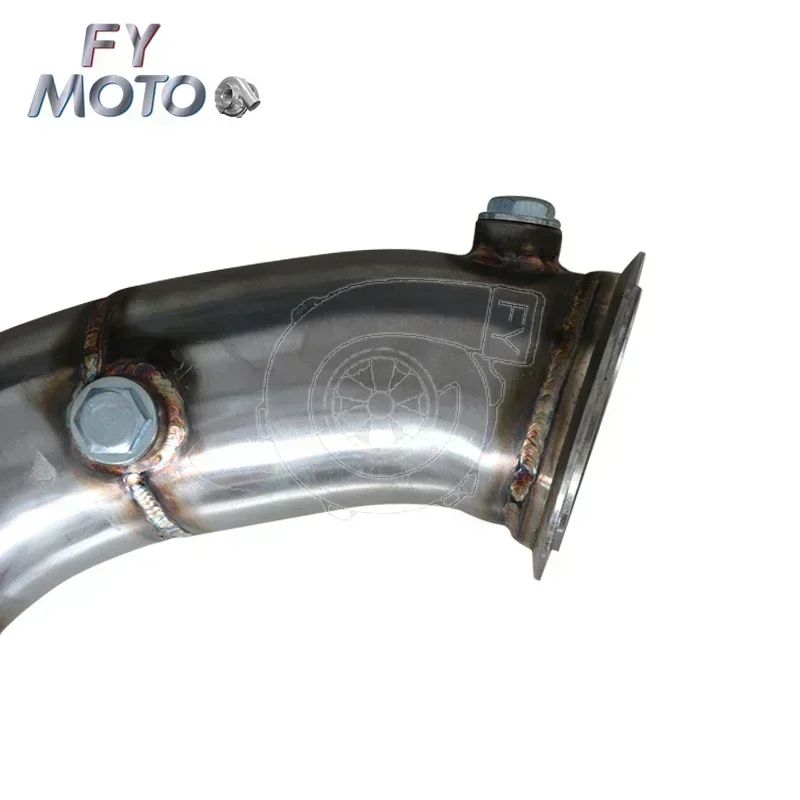 Exhaust Downpipe For BMW F10 M5 2012+ F13 M6 2012+ without cat 80MM S63 engine