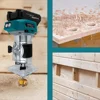 Brushless Electric Trimmer 5-speed Trimming Woodworking Machine Wood Router Milling Engraving Slotting For Makita 18V Battery 5