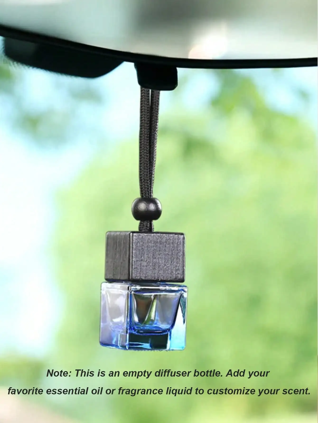 Bottiglie di profumo per auto in vetro colorato da 5 pezzi da 8 ml: sia una grande decorazione per interni auto e un elegante accessorio di moda - Image 3