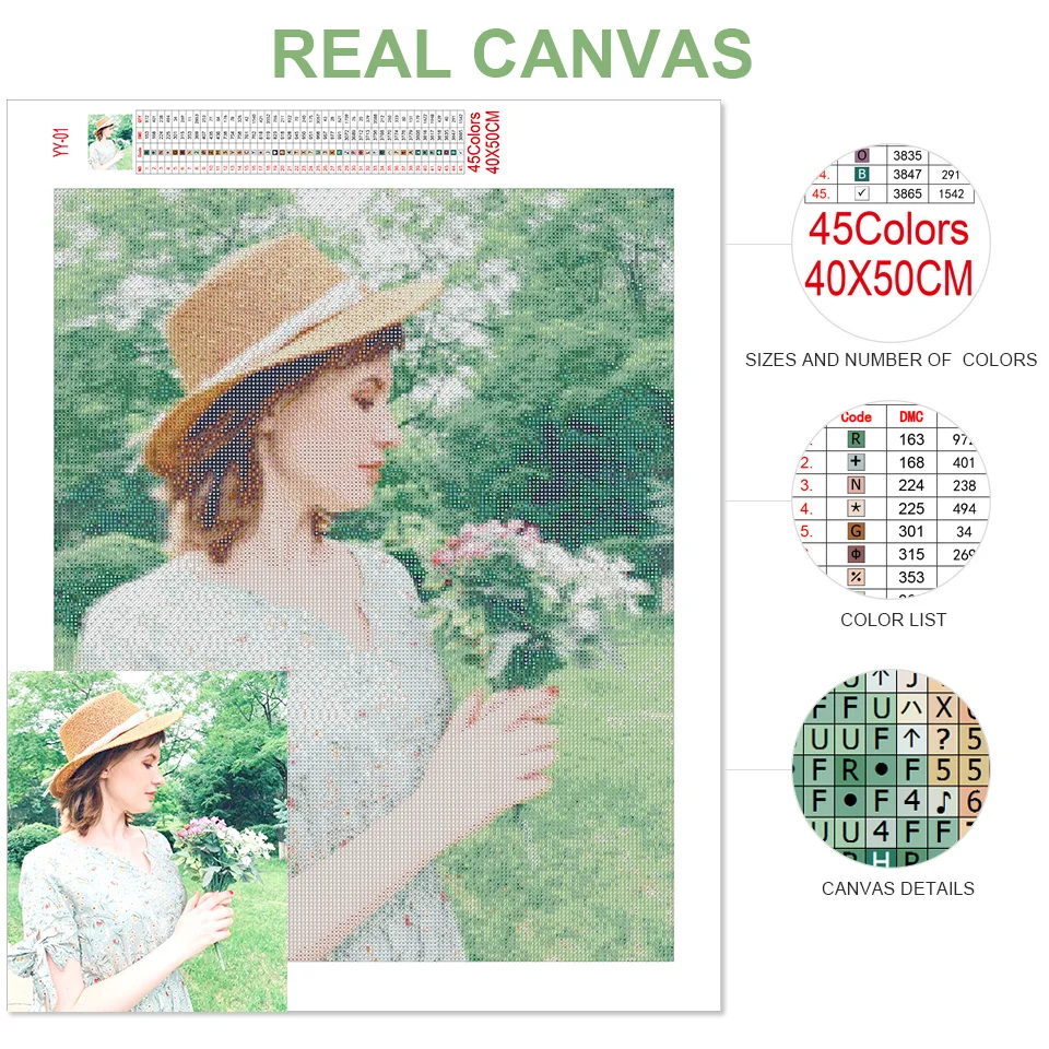 Diamond Painting Photo Full Square Diamond Embroidery Own Photo Mosaic Cross Stitch Kit Art Home Decor