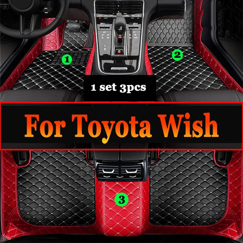 

Автомобильные коврики для Toyota Wish 2010-2021 2011 2012 2013 2014, индивидуальные автомобильные накладки на ножки, Обложка, аксессуары для интерьера