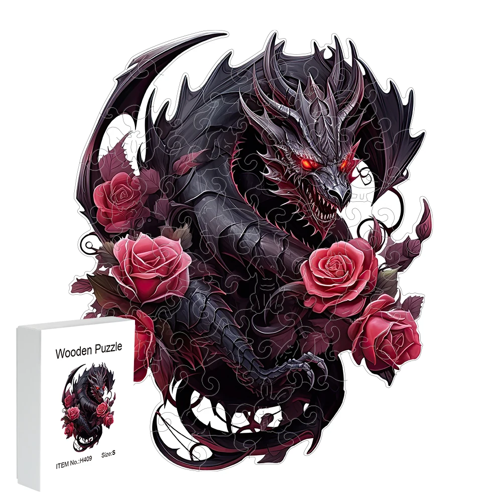 WoodenpuzzlemysteryBlackdragongiftboxExquisiteValentinesDay