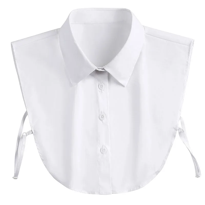 Colletti Staccabili Donna - 3 Pezzi In Nero, Blu, Bianco - Foto 3