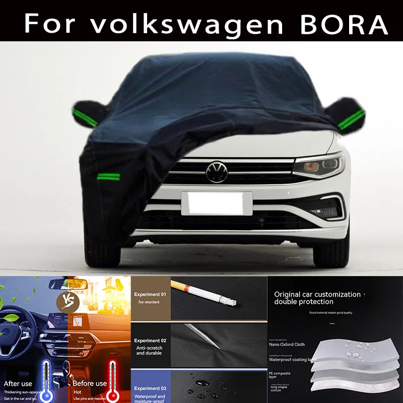 

For volkswagen BORA Outdoor Protection Full Car Covers Snow Cover Sunshade Waterproof Dustproof Exterior Car accessories