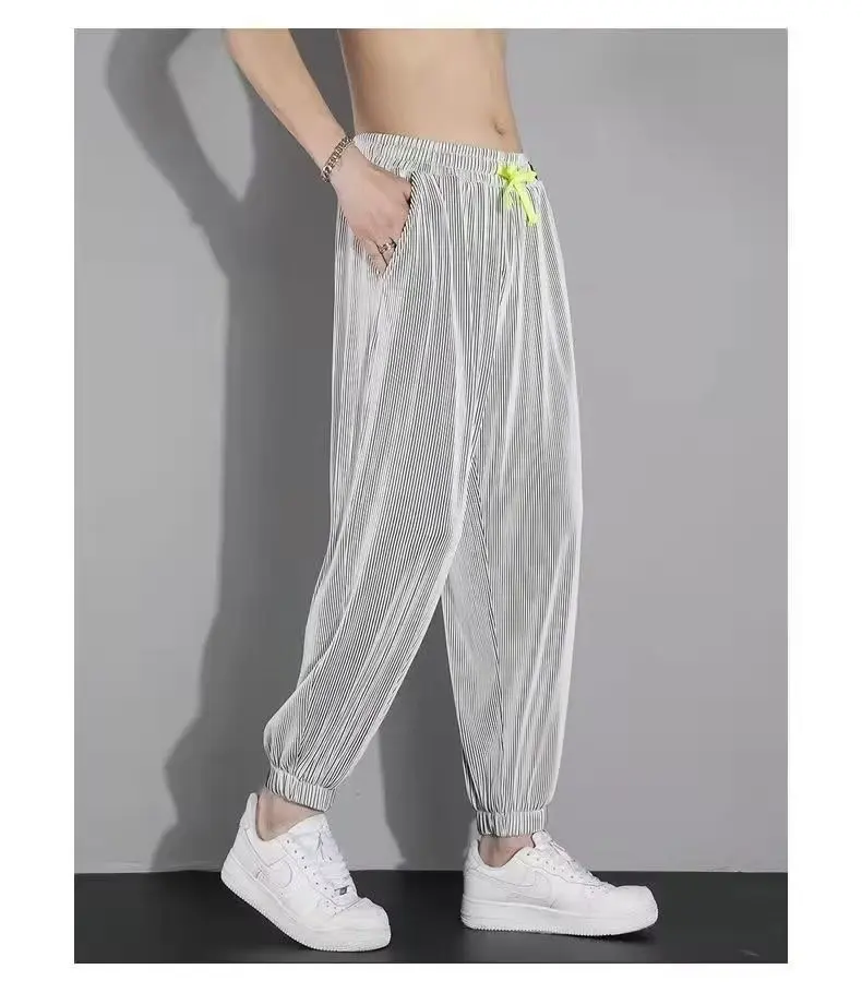Pantalones de chándal elásticos para hombre, mallas deportivas informales,  trans