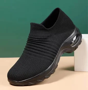 النساء العظام الارتفاع زيادة أحذية رياضية تنوعا داعمة قوس تصميم شبكة أحذية جديدة الإناث في الهواء الطلق أحذية غير رسمية المدربين 2