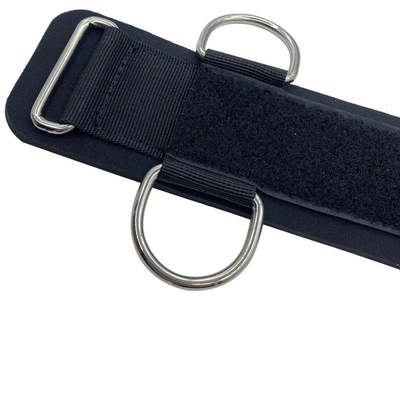Adjustable Wrist Cuffs Neoprene Padded Straps for Cable Machines Resistant Band Strength Training