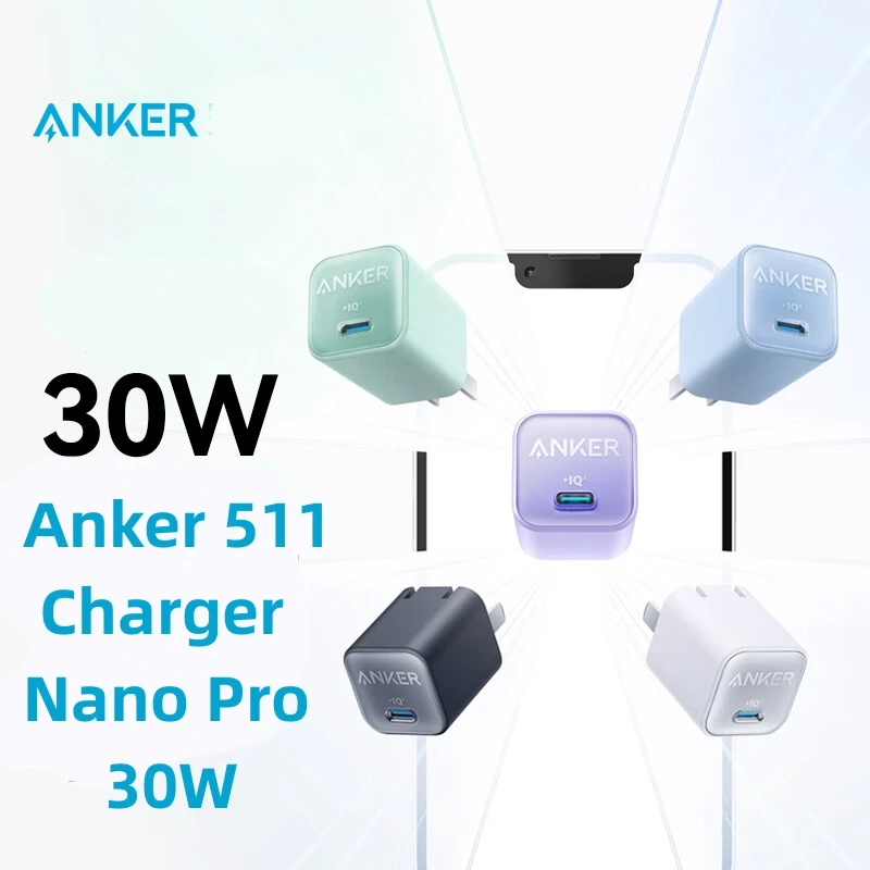 Anker A3117anker Gan 30w Usb-c Charger - Piq 3.0 Fast Charge For