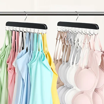 20 grucce per cintura in legno con ganci, organizer multifunzionale per abbigliamento, cravatte, sciarpe, accessori, salvaspazio, guardaroba 1