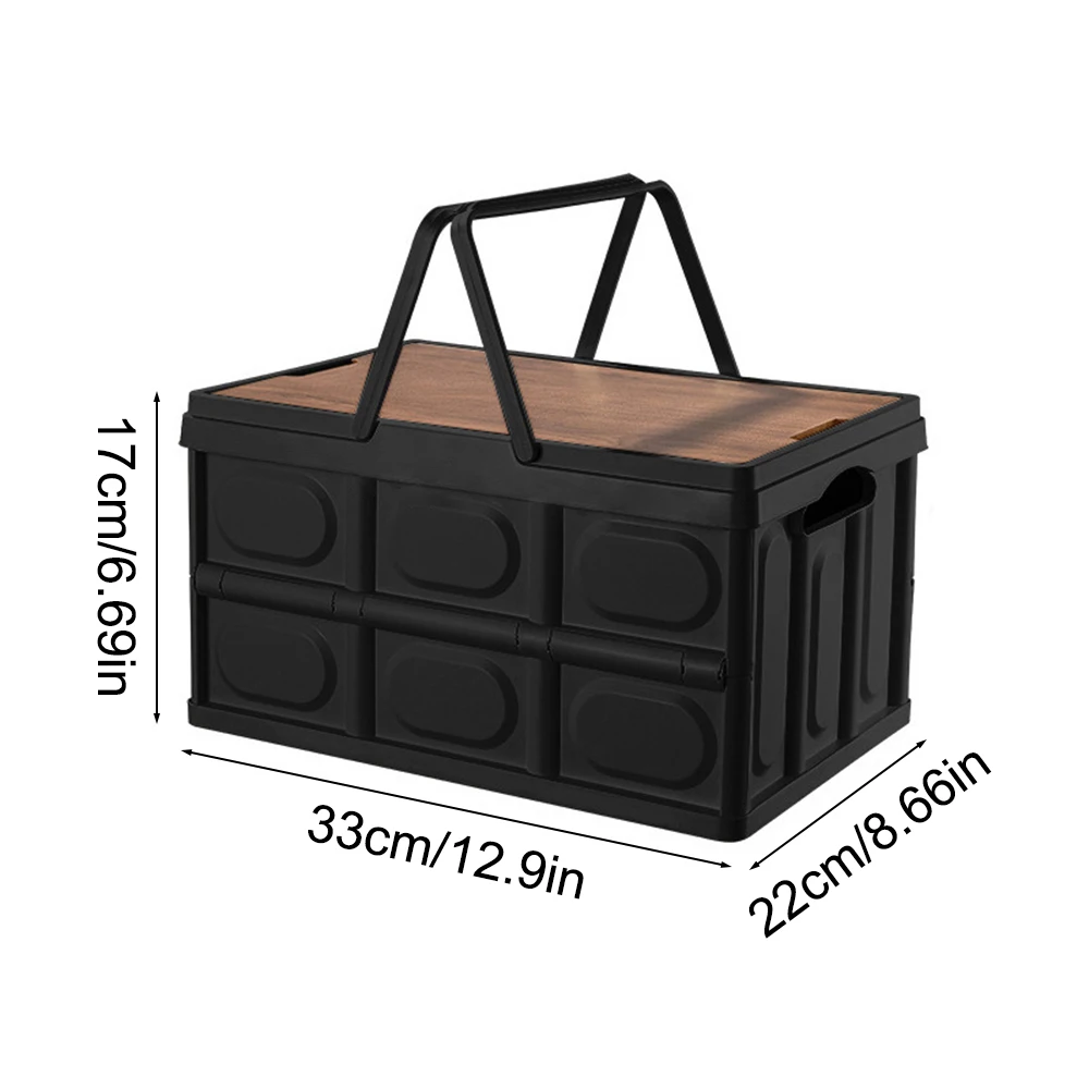 Hand-Held Draw-Out Folding Storage Box For Outdoor Camping Vehicle Use Large-Capacity Toy Storage Box 1PC storage box