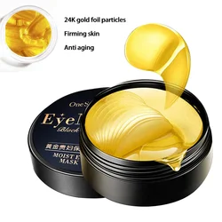 24K Gold Hydrating Eye Masks with Hyaluronic Acid and Collagen (24K Gold Eye Mask)