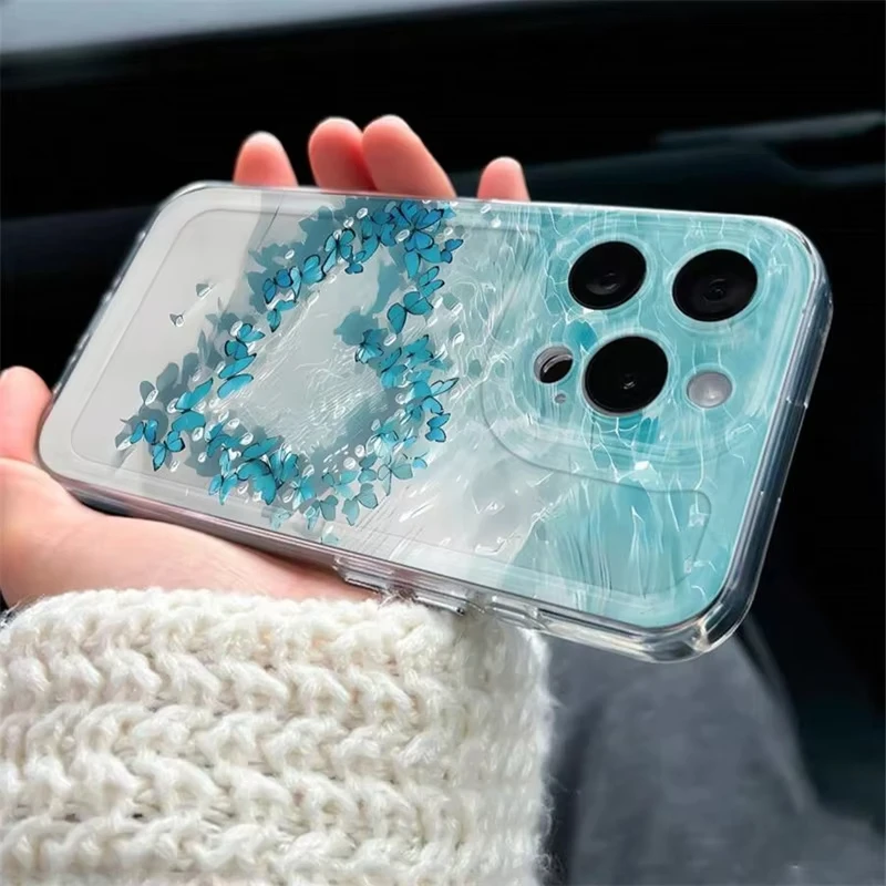Ocean Turtle Sea Water Clear Soft Phone Case Cover