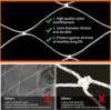 Pet Protective Cover Cat Net Floating Window Mesh Plastic Nylon Steel Wire Grid Garden Balcony Safety Fall Prevention Netting 6