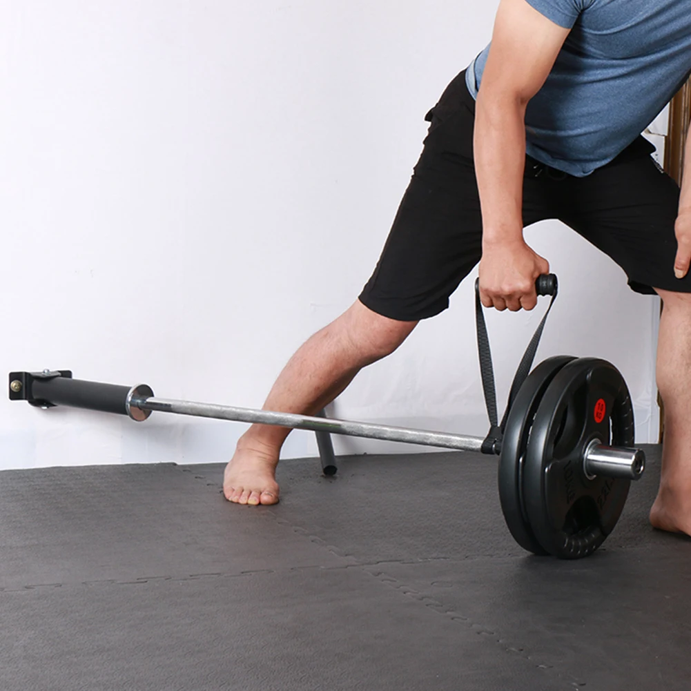 Wall Mount T Bar Row Platform Attachment Steel T Bar Landmine Attachment Barbell Storage Equipment for Floor Or Wall
