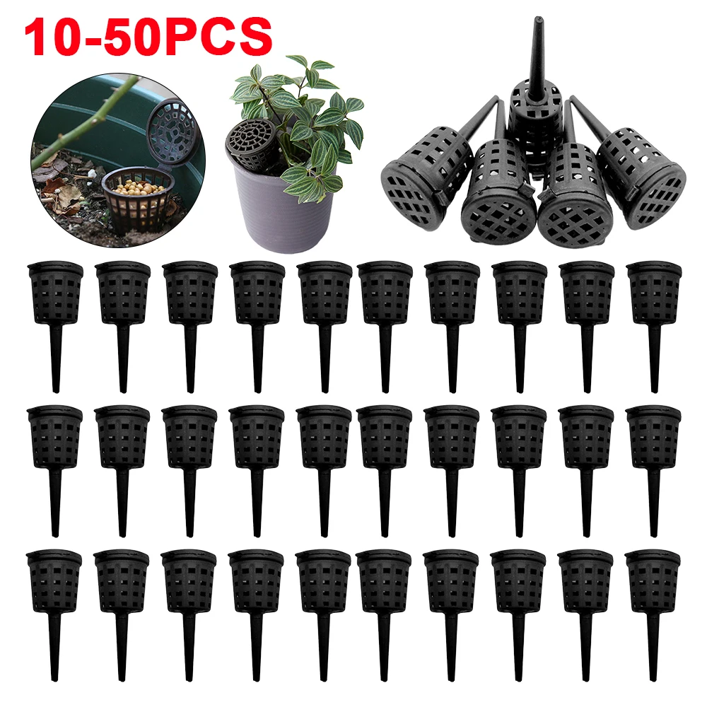 Fertilizer Basket Box Garden Tools 10-50pcs Plant Fertilizer Basket with Lid Fertilizer Box Case Bonsai Container Eco-friendly Easily Carrying Part