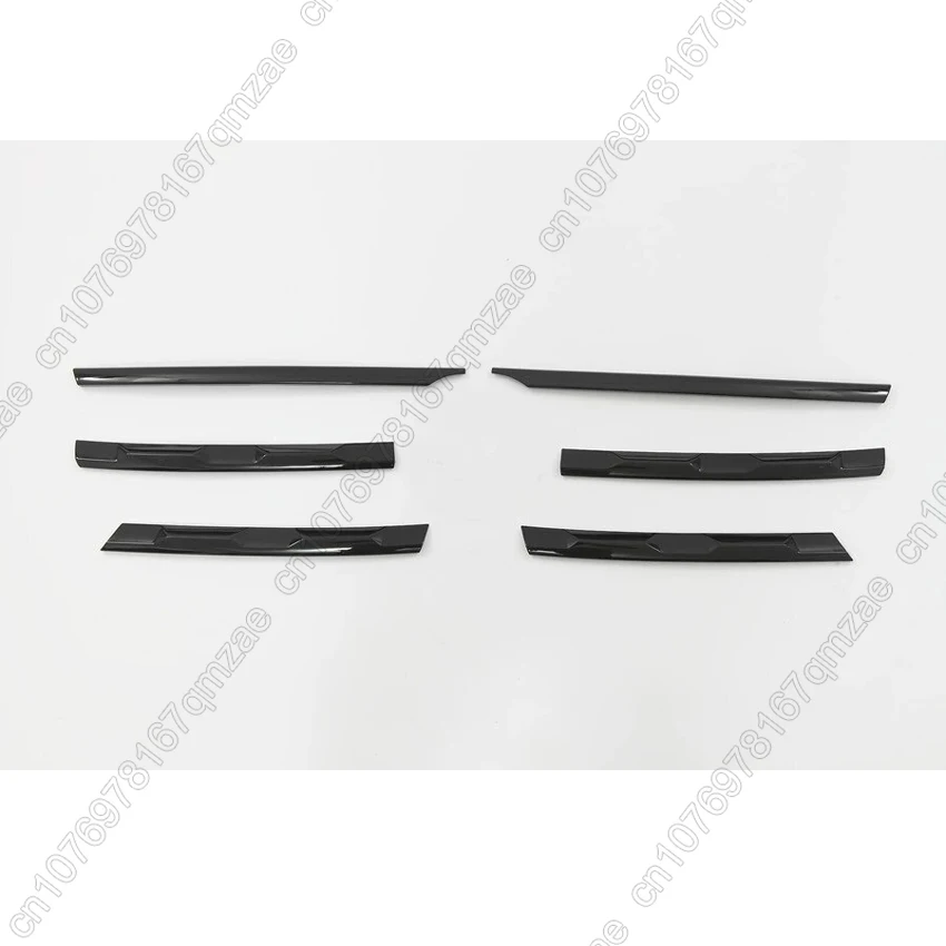 폭스바겐 티구안 MK2 R라인 2017-2021 프론트 범퍼 메쉬 센터 그릴 그릴 몰딩 스트립 바디 키트 튜닝 액세서리