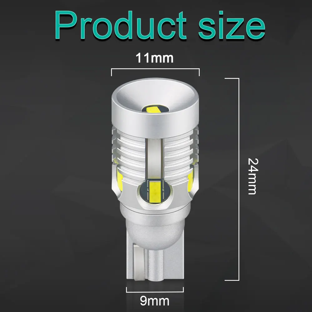 2  W16W T15 LED T16  Canbus     LED  ڵ    극ũ    12V